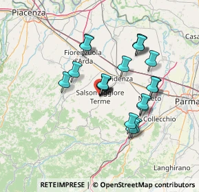 Mappa Borgo Castellazzo, 43039 Salsomaggiore Terme PR, Italia (11.7835)