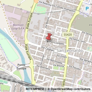 Mappa Via Pietro Gobetti, 28, 43122 Parma, Parma (Emilia Romagna)