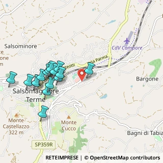 Mappa Via Libero Grassi, 43039 Salsomaggiore Terme PR, Italia (1.02688)