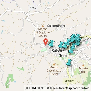 Mappa Via Amerigo Vespucci, 43039 Salsomaggiore Terme PR, Italia (1.146)