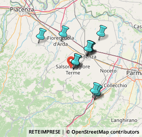 Mappa Via Amerigo Vespucci, 43039 Salsomaggiore Terme PR, Italia (10.66077)