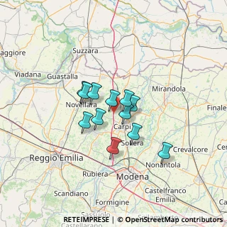 Mappa Via dei Morti, 41012 Carpi MO, Italia (9.02417)
