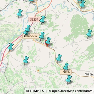 Mappa Via Nalberone, 14048 Montegrosso D'asti AT, Italia (6.6475)