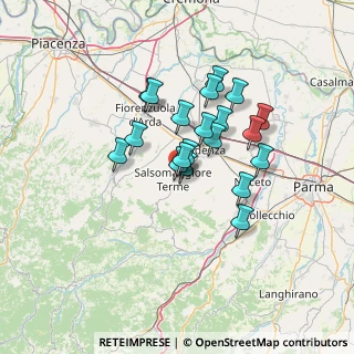Mappa Via Bruno Buozzi, 43039 Salsomaggiore Terme PR, Italia (10.6235)