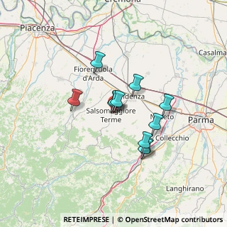 Mappa Via Bruno Buozzi, 43039 Salsomaggiore Terme PR, Italia (10.25545)