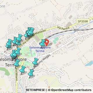 Mappa Via Bruno Buozzi, 43039 Salsomaggiore Terme PR, Italia (0.685)