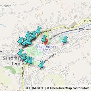 Mappa Piazzale Stazione, 43039 Salsomaggiore Terme PR, Italia (0.481)