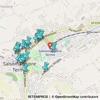 Mappa Piazzale Stazione, 43039 Salsomaggiore Terme PR, Italia (0.5525)