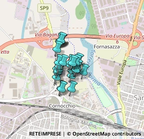 Mappa Via Salvatore Quasimodo, 43126 Parma PR, Italia (0.2)