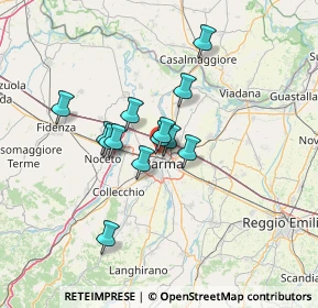 Mappa Via Salvatore Quasimodo, 43126 Parma PR, Italia (9.86769)