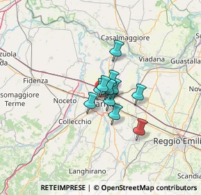 Mappa Via Giuseppe Parini, 43126 Parma PR, Italia (6.41909)