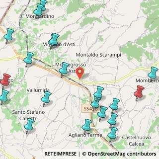 Mappa Via 20 Settembre, 14048 Montegrosso D'asti AT, Italia (3.1145)
