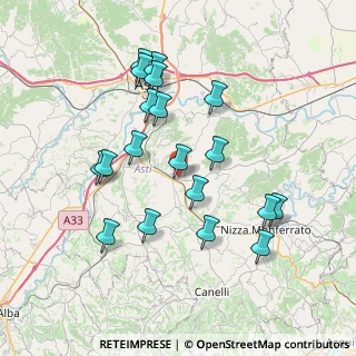 Mappa Via 20 Settembre, 14048 Montegrosso D'asti AT, Italia (7.35526)