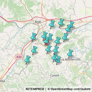 Mappa Via 20 Settembre, 14048 Montegrosso D'asti AT, Italia (6.12529)