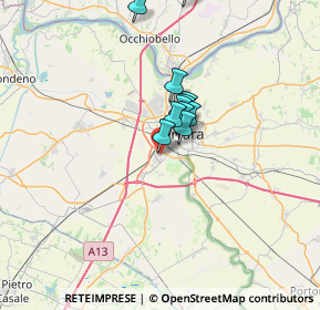 Mappa Via Boito Arrigo, 44124 Ferrara FE, Italia (4.69273)