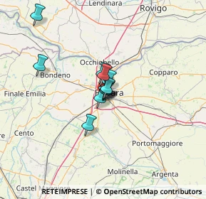 Mappa Via Boito Arrigo, 44124 Ferrara FE, Italia (7.30818)