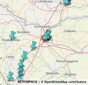 Mappa Via Arrigo Boito, 44124 Ferrara FE, Italia (21.43526)