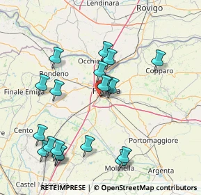 Mappa Via Boito Arrigo, 44124 Ferrara FE, Italia (16.69842)