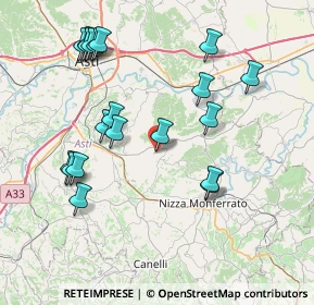 Mappa Piazza Unione Europea, 14047 Mombercelli AT, Italia (8.428)