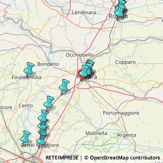 Mappa Via Ruggero Leoncavallo, 44124 Ferrara FE, Italia (21.43053)