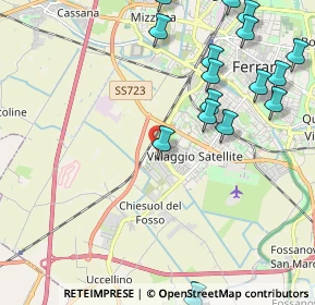 Mappa Via Bela Bartok, 44122 Ferrara FE, Italia (2.63313)