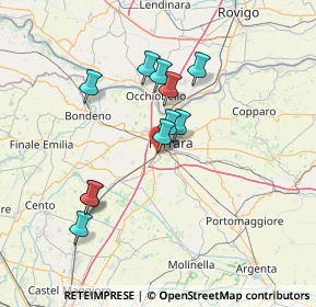 Mappa Via Bela Bartok, 44122 Ferrara FE, Italia (12.27727)