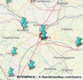 Mappa Via Bela Bartok, 44122 Ferrara FE, Italia (20.89769)