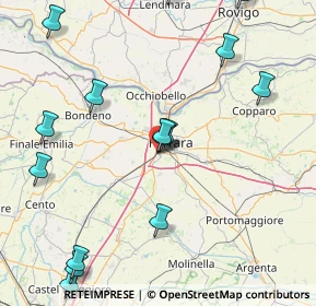 Mappa Via Bela Bartok, 44122 Ferrara FE, Italia (20.92533)