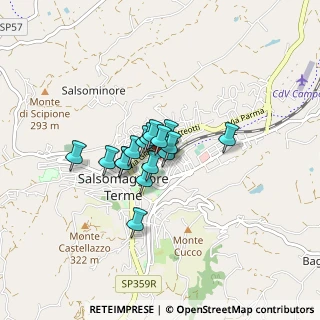 Mappa Via Giosuè Carducci, 43039 Salsomaggiore Terme PR, Italia (0.48063)