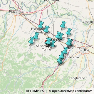 Mappa Via Giosuè Carducci, 43039 Salsomaggiore Terme PR, Italia (10.339)