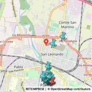 Mappa Via Milano, 43100 Parma PR, Italia (1.622)