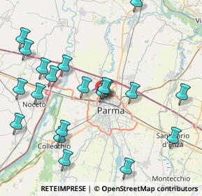 Mappa Strada del Taglio, 43126 Parma PR, Italia (9.312)