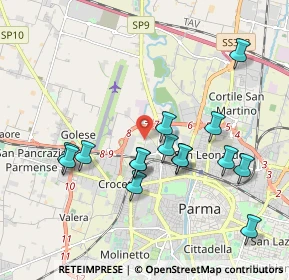 Mappa Strada del Taglio, 43126 Parma PR, Italia (1.904)