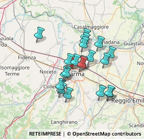 Mappa Strada del Taglio, 43126 Parma PR, Italia (11.1665)