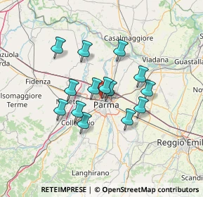 Mappa Strada del Taglio, 43126 Parma PR, Italia (10.62143)