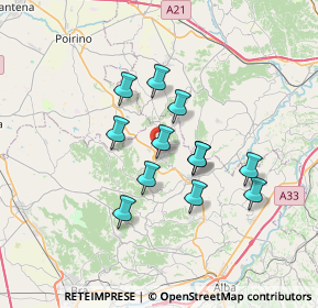 Mappa 12046 Montà CN, Italia (5.6325)