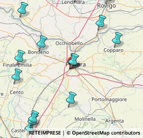 Mappa Via Wolfango Amedeo Mozart, 44124 Ferrara FE, Italia (21.136)