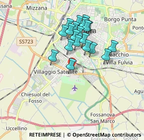 Mappa Via dell'Aeroporto, 44124 Ferrara FE, Italia (1.5545)