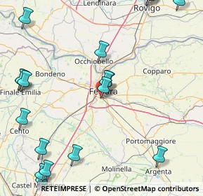 Mappa Via dell'Aeroporto, 44124 Ferrara FE, Italia (24.01579)