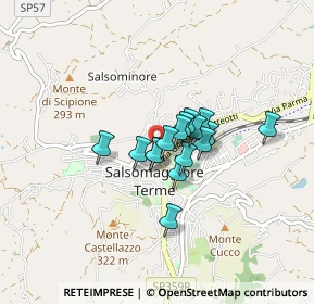 Mappa Via Pietro Mascagni, 43039 Salsomaggiore Terme PR, Italia (0.49813)