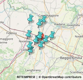 Mappa , 43122 Parma PR, Italia (8.74167)