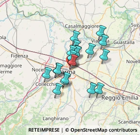 Mappa , 43122 Parma PR, Italia (9.2545)