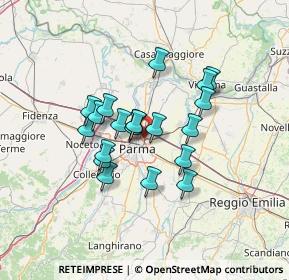 Mappa , 43122 Parma PR, Italia (10.468)