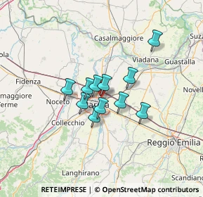 Mappa , 43122 Parma PR, Italia (8.66273)
