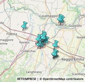 Mappa , 43122 Parma PR, Italia (8.71813)