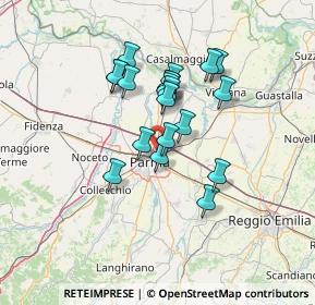 Mappa , 43122 Parma PR, Italia (10.996)