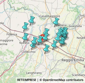 Mappa , 43122 Parma PR, Italia (11.3315)