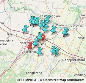 Mappa , 43122 Parma PR, Italia (11.1655)