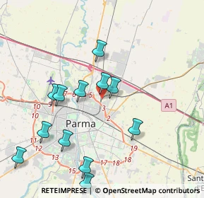 Mappa , 43122 Parma PR, Italia (4.20667)