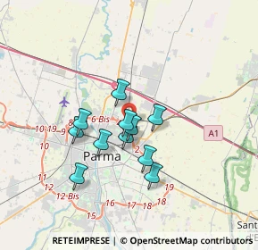 Mappa , 43122 Parma PR, Italia (2.58091)